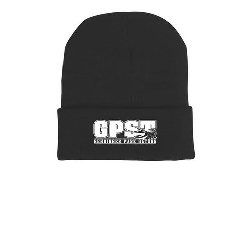 GPST logo beanie, a Black Printed Cuffed Beanie