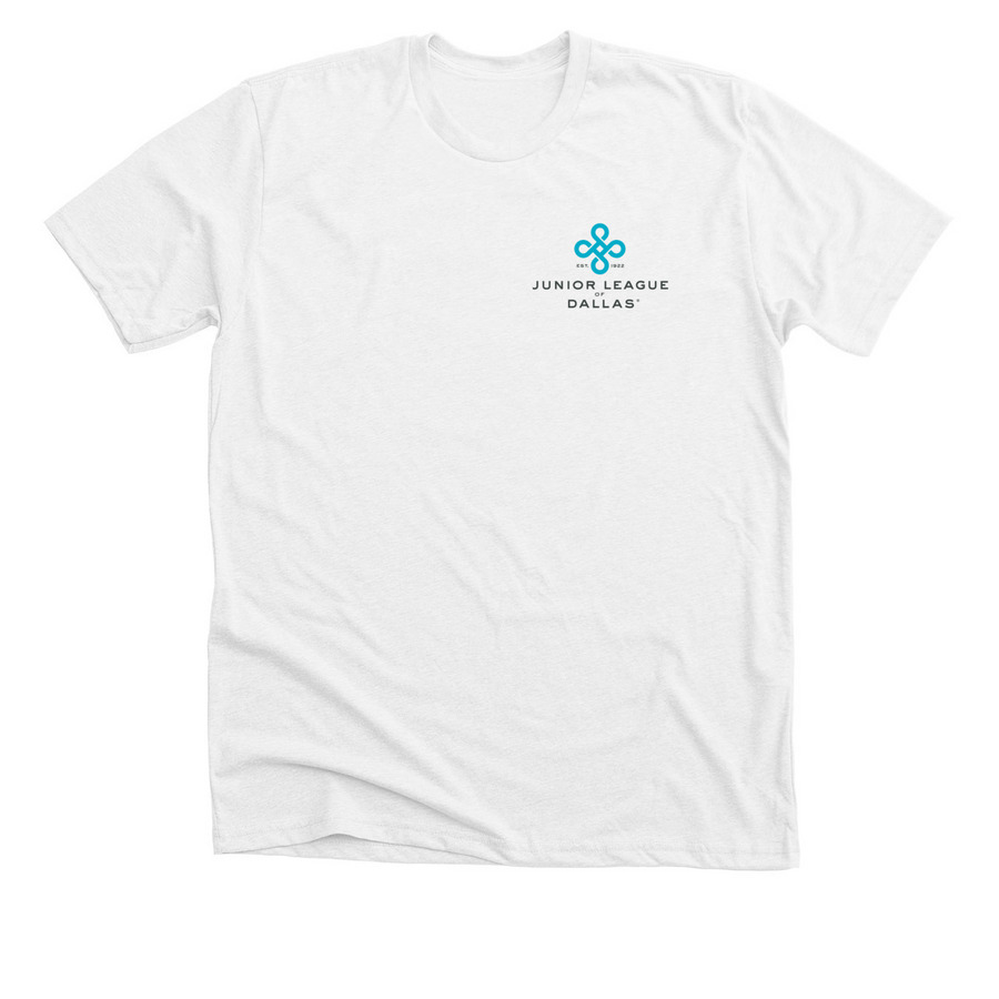 JLD Classic Logo - Light, a Solid White Blend Premium Unisex Tee