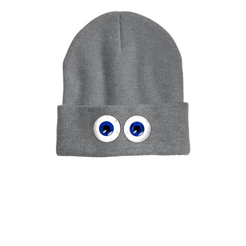 Unspecified Water Brand - Beanie Edition, a Dark Heather Grey Printed Cuffed Beanie
