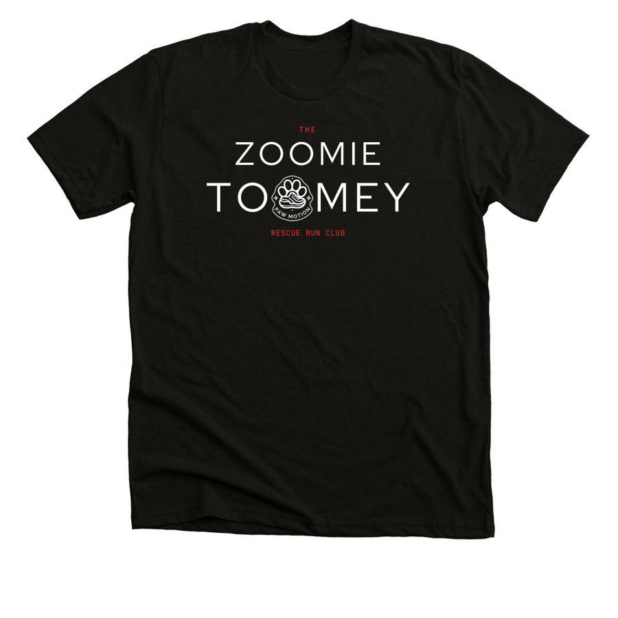 The BLACK PAW Collection, a Solid Black Blend Premium Unisex Tee