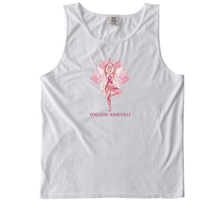 &nbsp;Y6 AVL Making Strides Against Breast Cancer, a White Comfort Colors Tank Top