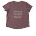 Cancer Dancer/ How can you dance all day..., a Vintage Rose Allmade Eco Triblend Women?s Scoop Neck Tee (back-view)