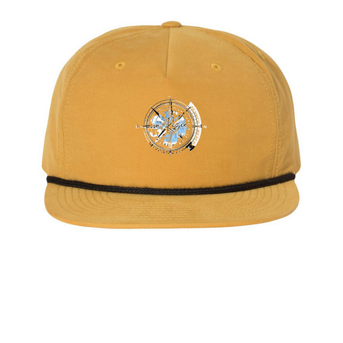 Von Rizien, a Biscuit/ Black Printed Umpqua Snapback Cap