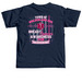 Guilderland EMS Breast Cancer Awareness, a True Navy Comfort Colors Unisex Tee (back-view)