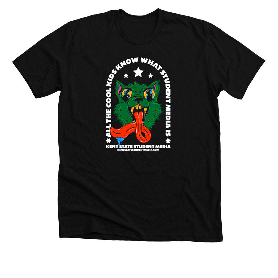 Cool Kids, a Solid Black Blend Premium Unisex Tee