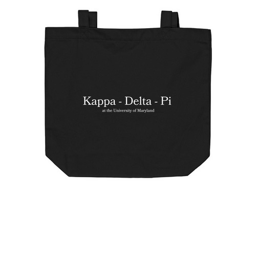 KDP Classic Tote, a Black Organic Cotton Tote Bag
