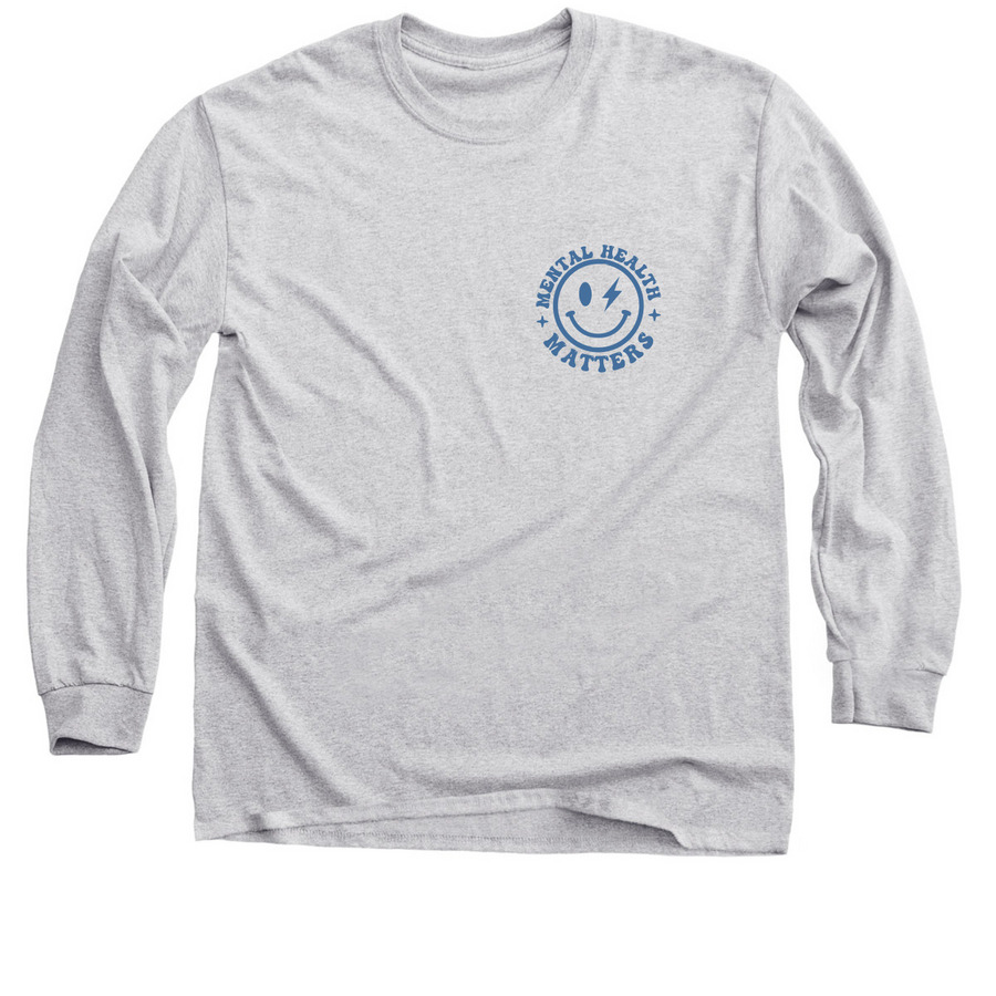 Mental Health Matters at Mercy Haven, a Sport Grey Classic Long Sleeve Tee