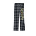 Milkweed, Monarchs, and Meadowlarks&nbsp;, a Grey/ Black Buffalo Check Flannel Pajama Pant