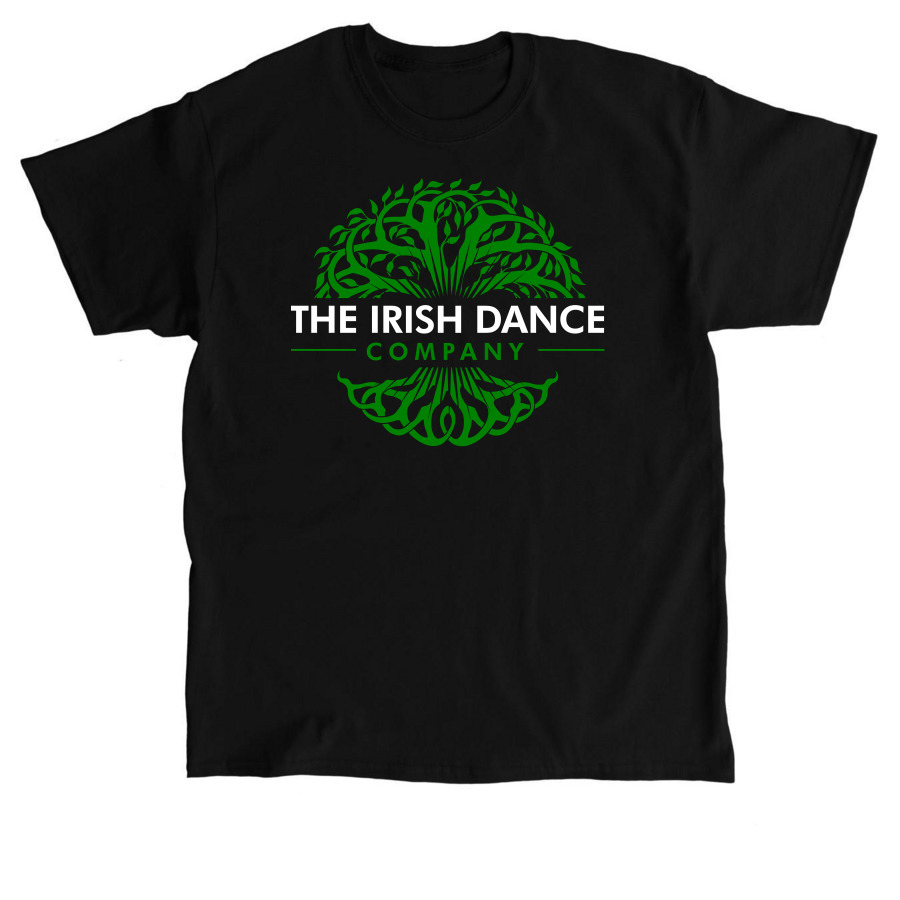 Black tops with tree logo, a Black Classic Unisex Tee