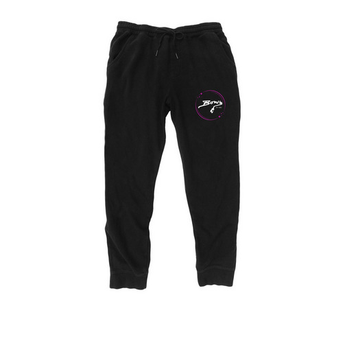 Boni's Dance Joggers, a Black Midweight Fleece Joggers