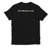 Retro Tapestry.&nbsp;, a Deep Black Allmade Organic Cotton Unisex Tee (back-view)