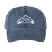 Cole Acres Farm Hats, a Navy Printed Pigment Dye Baseball Cap