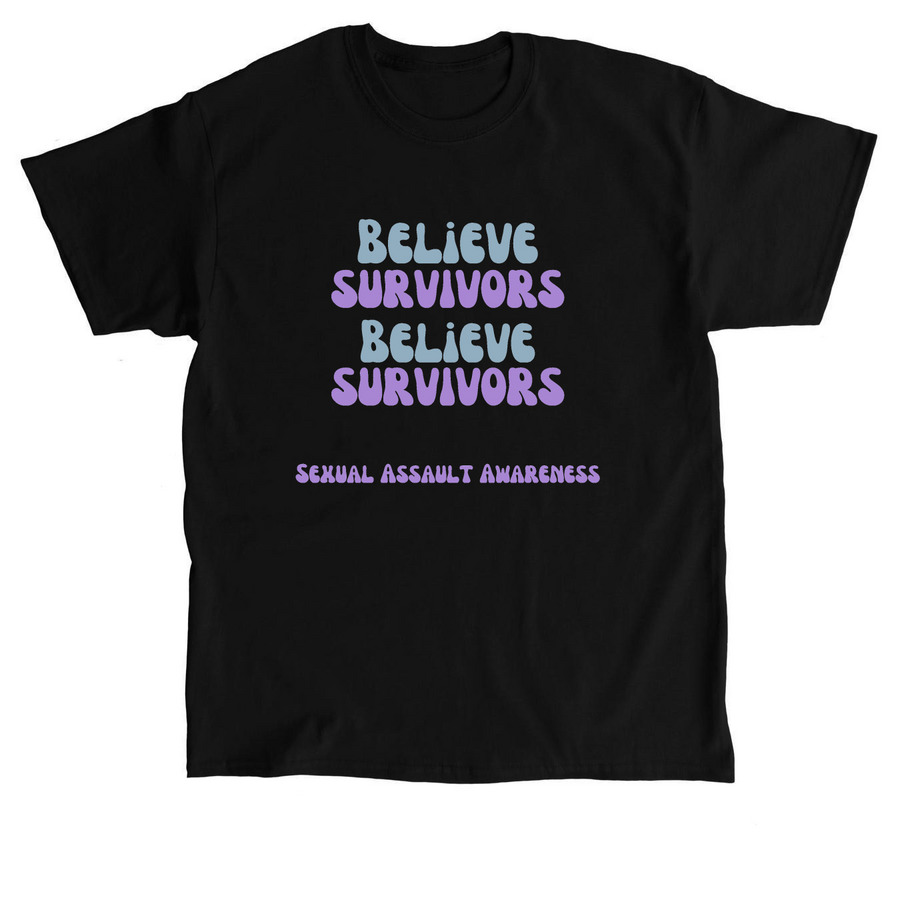 Believe Survivors, a Black Classic Unisex Tee