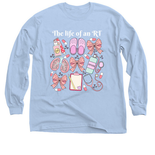 The life of an RT&nbsp;, a Light Blue Classic Long Sleeve Tee