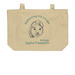 2 Corinthians 3:18 Tote Bag&nbsp;, a Oyster Large Organic Cotton Tote Bag (back-view)
