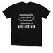 Emotional, a Solid Black Blend Premium Unisex Tee