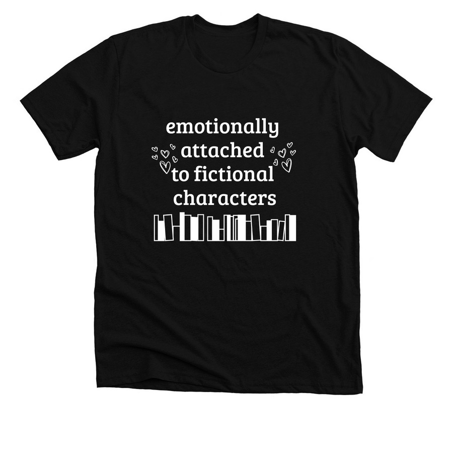 Emotional, a Solid Black Blend Premium Unisex Tee
