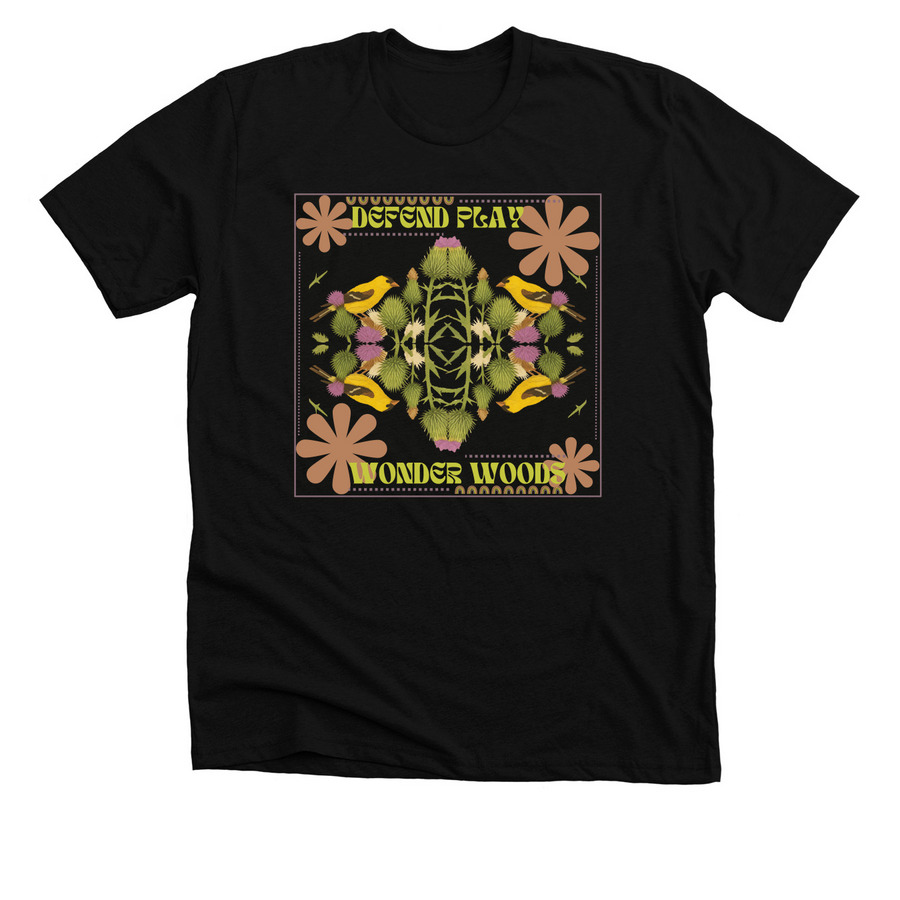 Defend Play, a Solid Black Blend Premium Unisex Tee
