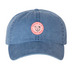 Rescued is my favorite breed, a Royal Blue Printed Pigment Dye Baseball Cap