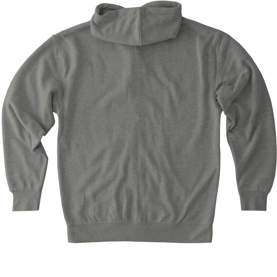 OASIS Middle School Swag, a Gunmetal Heather Heavyweight Zip Up Hoodie (back-view)