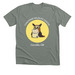 Avian Ambassadors: Ruth the Great Horned Owl, a Deep Heather Premium Unisex Tee