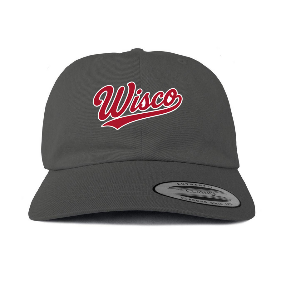 Wisco Hat, a Dark Gray Printed Classic Baseball Cap