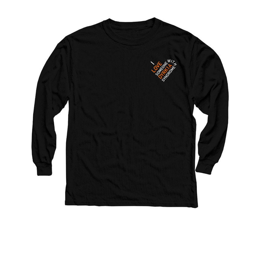 LOVE DYRK1A&nbsp;, a Black Youth Long Sleeve Tee
