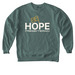 Hope Flag Ts and Sweatshirts, a Blue Spruce Comfort Colors Crewneck Sweatshirt