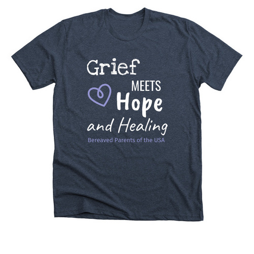BPUSA Hope & Healing Shirts, Sweatshirts&nbsp;, a Heather Midnight Navy Premium Unisex Tee