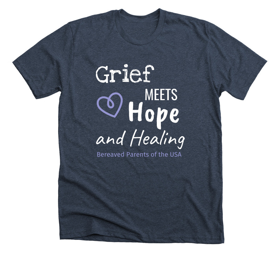 BPUSA Hope & Healing Shirts, Sweatshirts&nbsp;, a Heather Midnight Navy Premium Unisex Tee