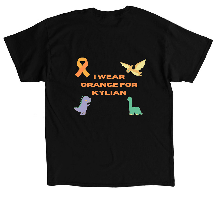 Go Nugget, a Black Classic Unisex Tee (back-view)