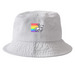 Rainbow Knights [Hats], a White Printed Bucket Hat