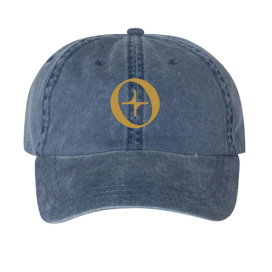PROCLAIM Navy Baseball Cap, a Navy Printed Pigment Dye Baseball Cap