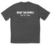 Drop the Dudes Athletic Tops, a Iron Grey Heather Classic Performance Tee (back-view)