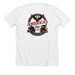 2026 Parade T-shirts, a Solid White Blend Premium Unisex Tee (back-view)