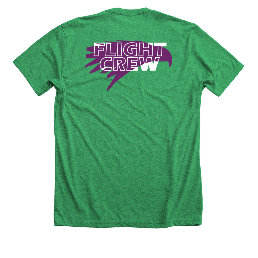 Flight Crew 2020 Design, a Heather Kelly Premium Unisex Tee (back-view)