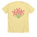 Le Bonheur- Helping Little Ones Grow&nbsp;, a Heather Yellow Gold Premium Unisex Tee (back-view)