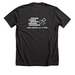 HSSW Signature Series, a Dark Grey Heather Premium Unisex Tee (back-view)