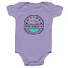 For little accomplices in training, a Lavender Infant Onesie