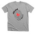 Le Bonheur has Big Love for Little Brains, a Athletic Heather Premium Unisex Tee
