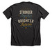 TX FASD - Connection Changes Everything, a Dark Grey Heather Premium Unisex Tee (back-view)