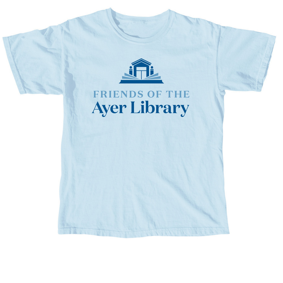 Friends of the Ayer Library Store, a Chambray Comfort Colors Unisex Tee