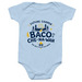 Future Camper, a Light Blue Infant Onesie