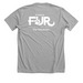 More Shirts FUR Paws, a Athletic Heather Premium Unisex Tee (back-view)