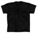 BEE, a Black Classic Tie Dye Tee (back-view)