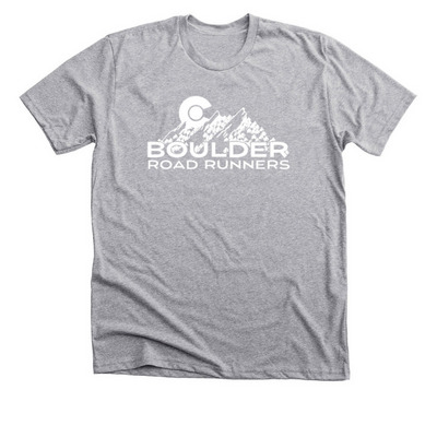 Logo Tee, a Athletic Heather Premium Unisex Tee