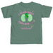 Suzie's Kidney Transplant Journey, a Light Green Comfort Colors Unisex Tee (back-view)