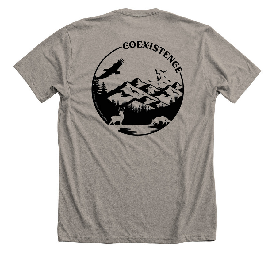 Coexistence -Special Edition, a Heather Stone Premium Unisex Tee (back-view)