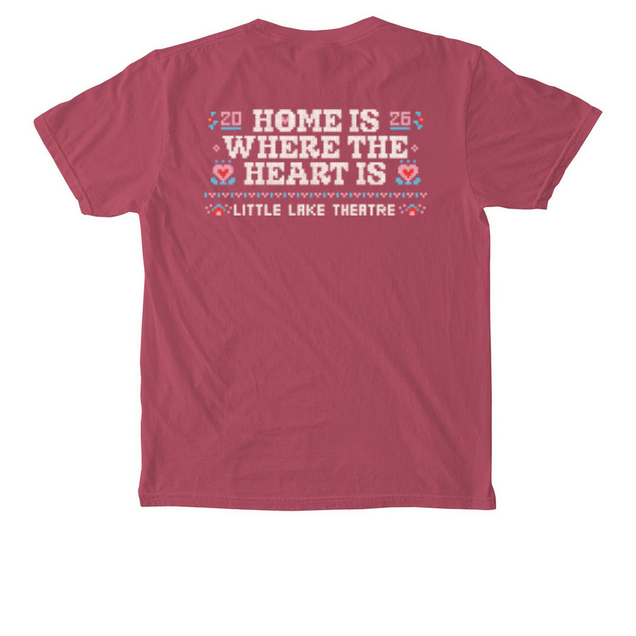 2026 Pocket Tee, a Crimson Comfort Colors Pocket Tee (back-view)