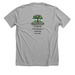 "Stewarding a Greener Future" Tees, a Athletic Heather Premium Unisex Tee (back-view)